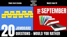 Load image into Gallery viewer, September Would You Rather JamBoard