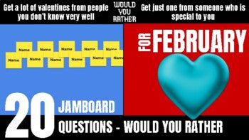 February Would You Rather JamBoard