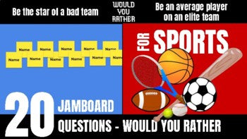 Sports Would You Rather JamBoard