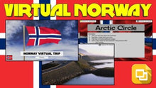 Load image into Gallery viewer, Norway Virtual Country Trip (Editable in Google Slides)
